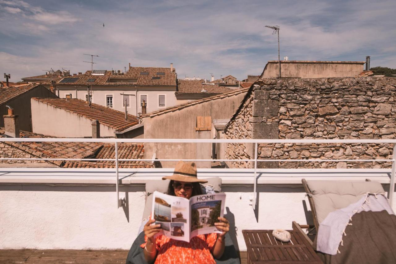 Chez Pepito & Zaza Hypercentre Rooftop Garage Nîmes Eksteriør bilde